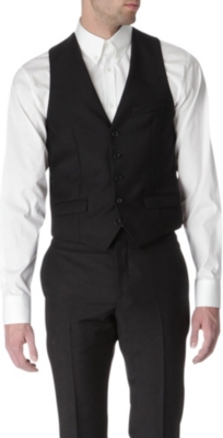 ALEXANDER MCQUEEN Wool and mohair-blend waistcoat