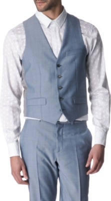 ALEXANDER MCQUEEN Wool and mohair-blend waistcoat