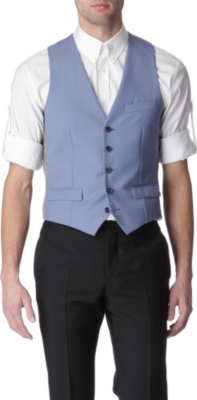 ALEXANDER MCQUEEN Wool and mohair-blend waistcoat