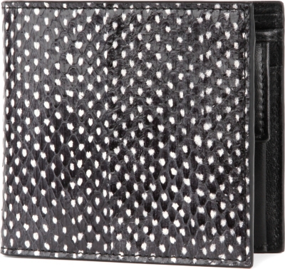 ALEXANDER MCQUEEN Dash-dot snakeskin wallet