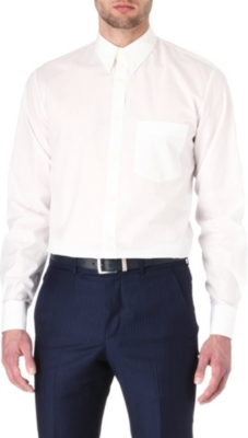 ALEXANDER MCQUEEN Striped skull-print shirt