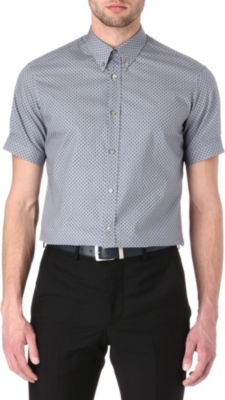 ALEXANDER MCQUEEN Skull-print Brad Pitt shirt