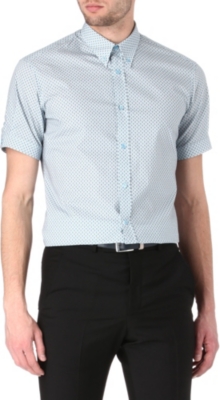ALEXANDER MCQUEEN Skull-print Brad Pitt shirt