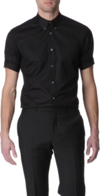 ALEXANDER MCQUEEN Button-down collar slim fit shirt