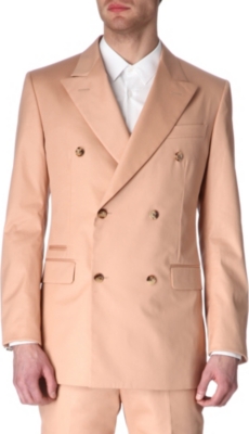 ALEXANDER MCQUEEN Double-breasted peak-lapel blazer