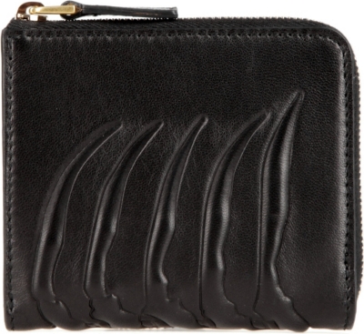 ALEXANDER MCQUEEN Spine-embossed coin wallet