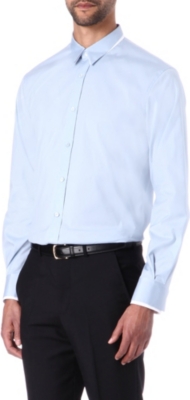 ALEXANDER MCQUEEN Double-collar single-cuff shirt