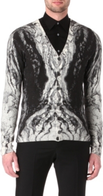 ALEXANDER MCQUEEN Printed cardigan