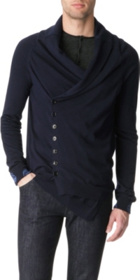 ALEXANDER MCQUEEN Skull-printed wool cardigan
