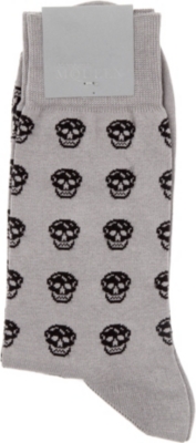 ALEXANDER MCQUEEN Skull-patterned socks