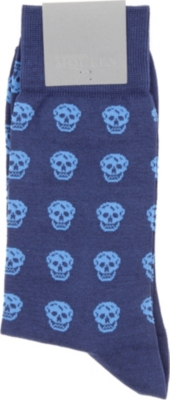 ALEXANDER MCQUEEN Skull-patterned socks