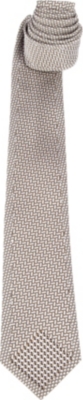 ALEXANDER MCQUEEN Jacquard panel silk tie