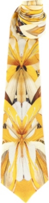 ALEXANDER MCQUEEN Dragonfly silk tie