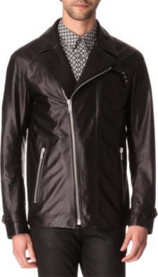 ALEXANDER MCQUEEN Leather biker jacket