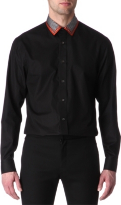 ALEXANDER MCQUEEN Silk-collar shirt