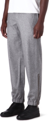 ALEXANDER MCQUEEN Flannel cuffed trousers