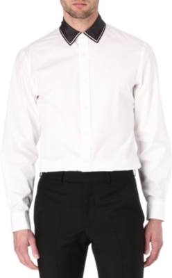 ALEXANDER MCQUEEN Silk-collar shirt