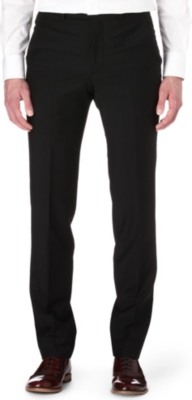 ALEXANDER MCQUEEN Wool and mohair-blend trousers