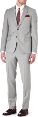 ALEXANDER MCQUEEN Wool and mohair-blend suit