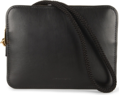 ALEXANDER MCQUEEN Smooth leather pouch