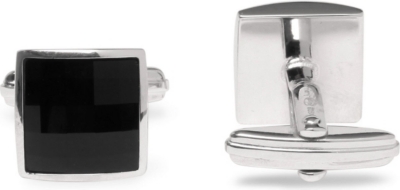LANVIN Faceted crystal cufflinks