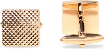 LANVIN Textured square cufflinks
