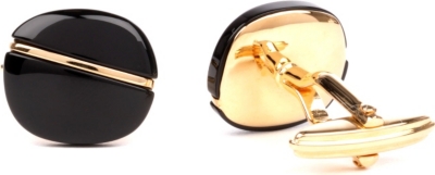 LANVIN Two half stone cufflinks
