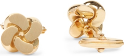 LANVIN Flat knot cufflinks