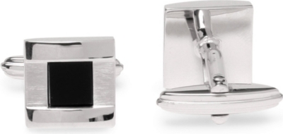LANVIN Sqaure onyx cufflinks