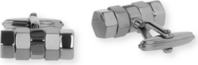 LANVIN Hexagon bar cufflinks