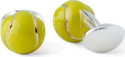 DEAKIN AND FRANCIS Tennis Ball cufflinks