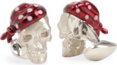 DEAKIN AND FRANCIS Pirate Skull cufflinks