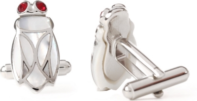 SIMON CARTER Lace Wing cufflinks