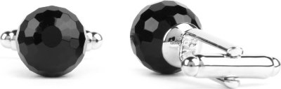SIMON CARTER Onyx ball cufflinks
