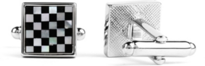 SIMON CARTER Chequered cufflinks