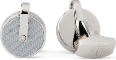 TATEOSSIAN Carbon Fibre cufflinks