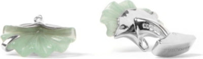 TATEOSSIAN Carved Aventurine cufflinks
