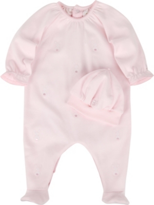 EMILE ET ROSE Babygrow and hat newborn-6 months