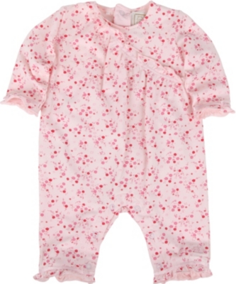 EMILE ET ROSE Printed babygrow newborn-6 months