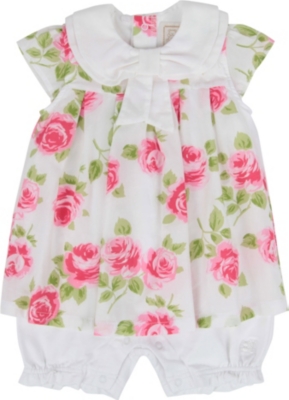 EMILE ET ROSE Floral dress 1-9 months
