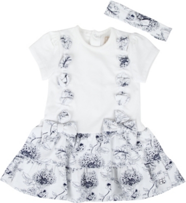 EMILE ET ROSE Dress and hairband 3-24 months