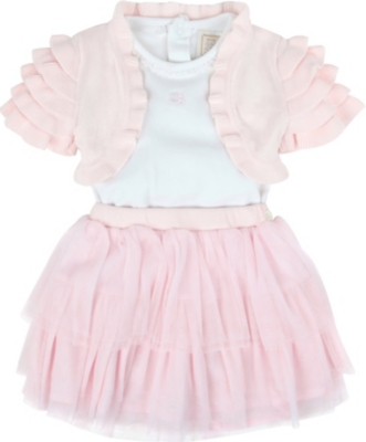 EMILE ET ROSE Bolero, bodysuit and skirt set 3-24 months
