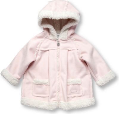 BABY DIOR Faux sheepskin coat 3-36 months (Pink