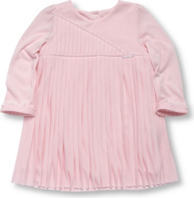 BABY DIOR Pleated jersey dress 3-36 months (Pink