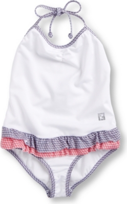 FENDI Frill swimming costume 14-16 years (White