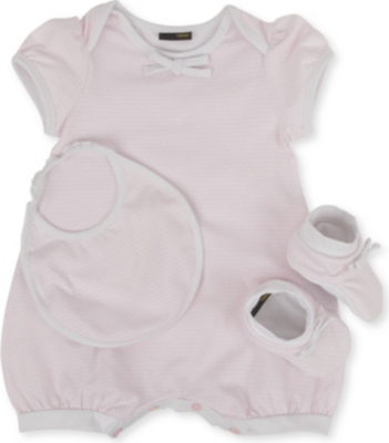FENDI Three-piece gift set 3-9 months