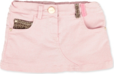 FENDI Coloured denim skirt 9-24 months