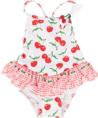 PATE DE SABLE Cherry swimsuit 6 months-2 years
