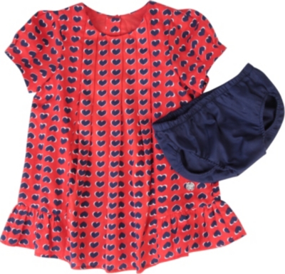 LITTLE MARC Heart print dress set 6-18 months