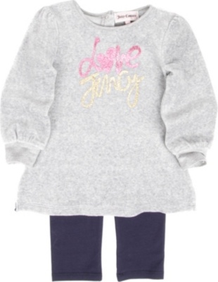 JUICY COUTURE Love Juicy dress and leggings set 3-24 months